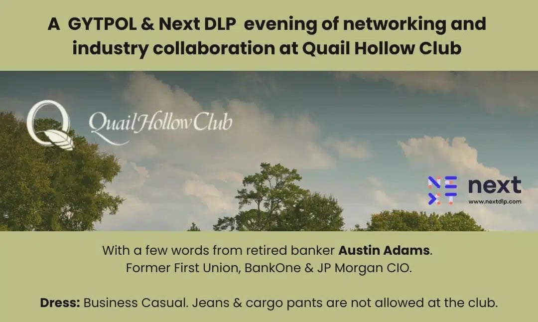 GYTPOL Evening of Networking & Industry Collaboration at Quail Hollow Club . April 12th 2023
